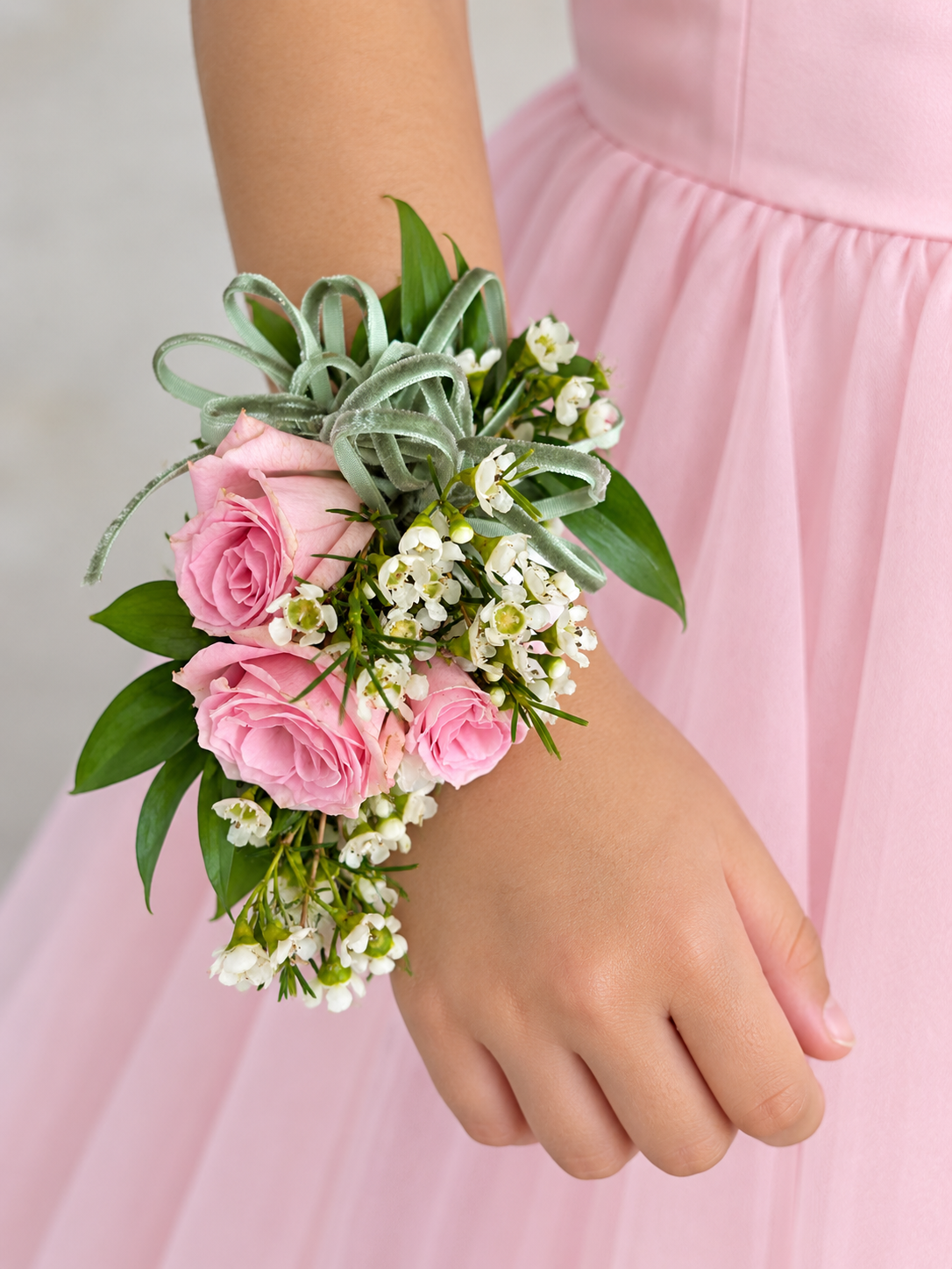 Blush Charm Corsage