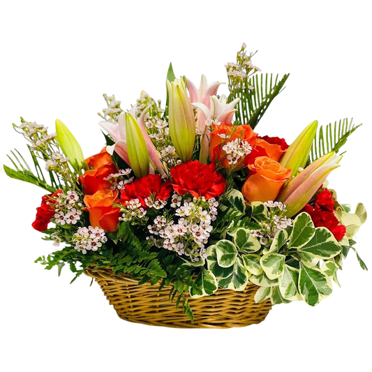Sunset Garden Basket