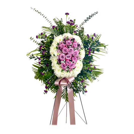 Graceful Farewell Standing Spray