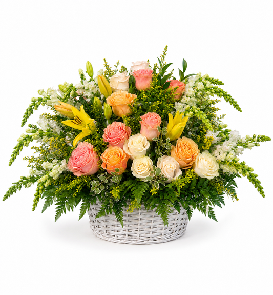 Peach Garden Basket