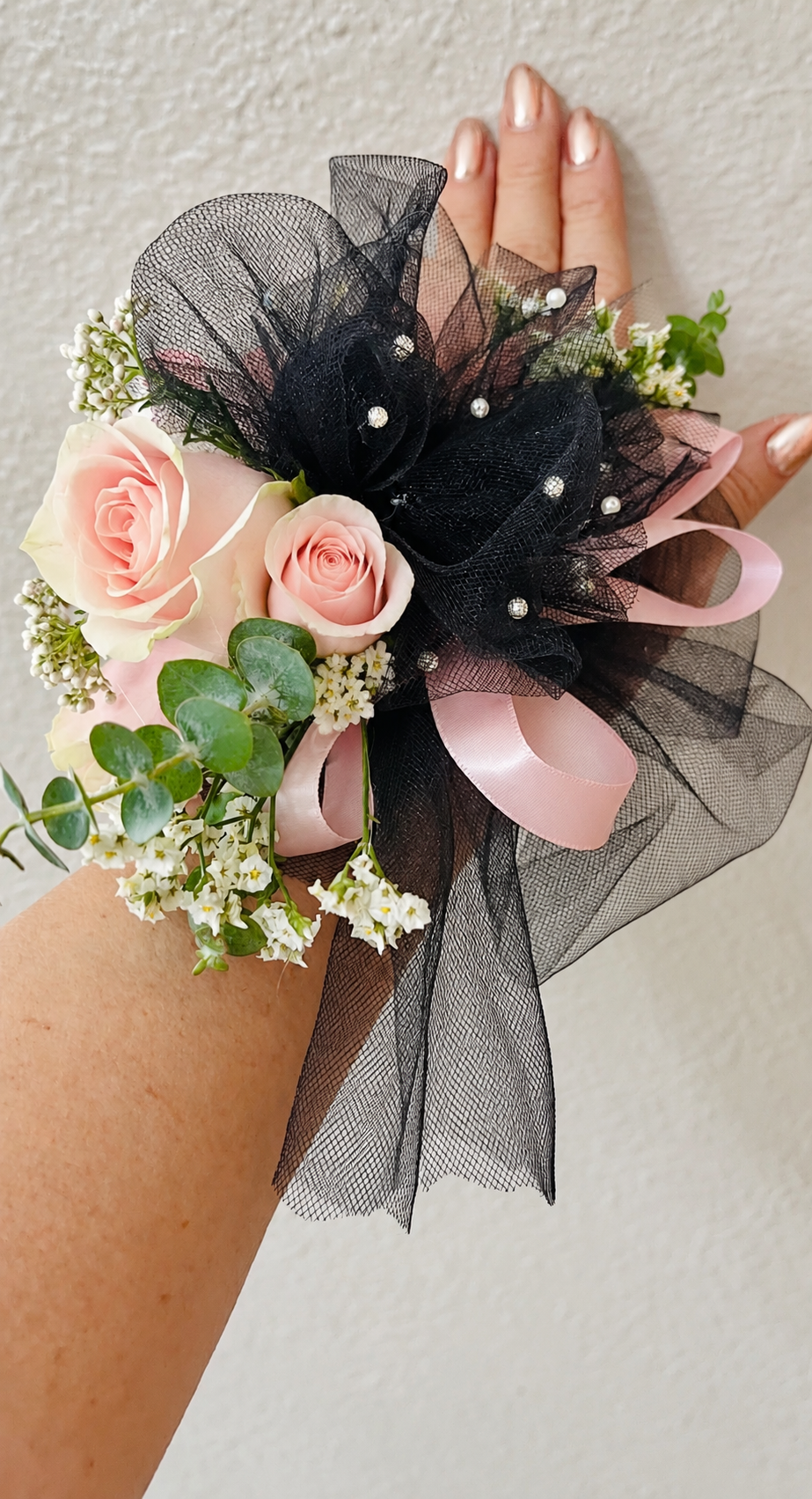 Blush Elegance Corsage