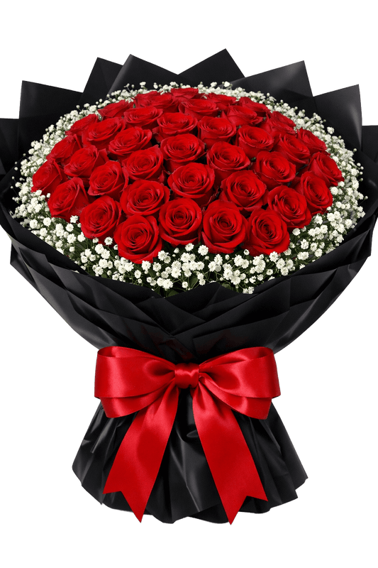 Eternal Red Elegance Bouquet